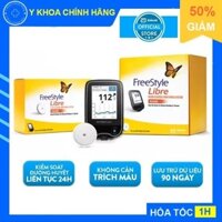 Bộ máy đo đường huyết không chích máu FreeStyle Libre, gồm đầu đọc cầm tay và cảm biến đo (1reader+1sensor)