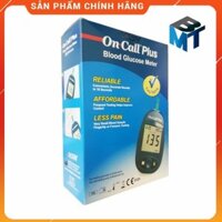 BỘ Máy đo đường huyết On-Call Plus +KIM + QUE THỬ +BÔNG CỒN KHÔ - Thiết Bị Y Tế Như Ý - BMT