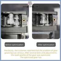 Bộ máy đùn máy in 3D chắc chắn Bang Độ chính xác Bánh răng nạp đôi Thép cứng