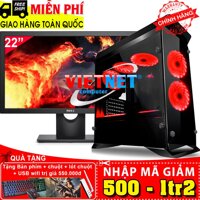 Bộ máy game khủng intel i5 6400 card GTX-1050Ti RAM 8GB 250GB SSD 120GB Dell 22in VietNet