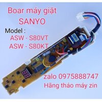 Bo máy giặt Sanyo -Aqua ASW - S80VT/ S80KT ( Hãng tháo máy rin )