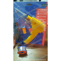 Bộ máy hàn mini cầm tay và 1 cuộn dây thiếc dùng trong linh phụ kiện chăm sóc, độ đèn ô tô