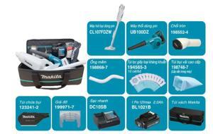 Bộ máy hút thổi bụi dùng pin Makita CLX246SAX2