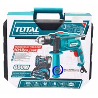 BỘ MÁY KHOAN BÚA 101 MÓN TOTAL THKTHP 1012E