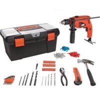 Bộ máy khoan búa Black & Decker HD500BX-B1