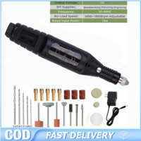Bộ máy khoan điện Mini 12V DC Máy mài điện Mini Dụng cụ điện để đánh bóng cắt phay