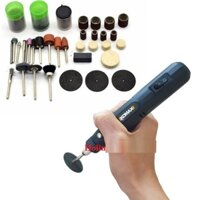 Bộ máy khoan điện mini 220v tặng kèm bộ phụ kiện máy khoan mài khắc 105 chi tiết VIK -105