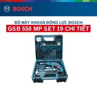 Bộ máy khoan động lực Bosch GSB 550 MP SET 19 chi tiết