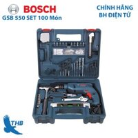 Bộ máy khoan động lực Bosch GSB 550 + 100 chi tiết