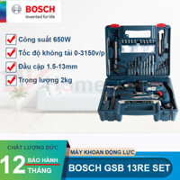Bộ máy khoan động lực Bosch GSB 13 RE SET 100 món