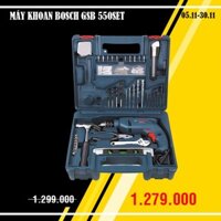 Bộ máy khoan động lực Bosch GSB 550 SET 100 món