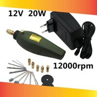Bộ máy khoan mài cắt cầm tay mini