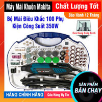 Bộ Máy Khoan Mài khuôn Khắc Đa Năng MAKITA 100 chi tiết 350W 6 tốc độ,Máy Khoan Makita Cầm tay, Máy mài cầm tay.
