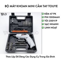 Bộ Máy Khoan Mini Cầm Tay Touye Đầy Đủ Phụ Kiện Đa Năng
