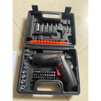 bộ máy khoan pin, máy bắn vít cầm tay mini 47 món tiện lợi