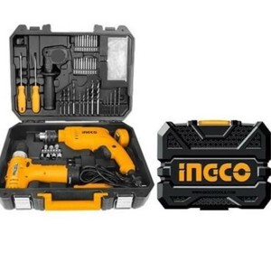 Bộ máy khoan và đồ nghề gia đình 108 chi tiết Ingco HKTHP11081