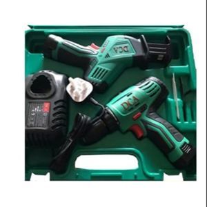 Bộ máy khoan và máy cưa kiếm dùng pin DCA ADKIT02E