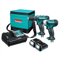 Bộ máy Makita CLX228S (Máy khoan HP333D và Máy bắn vít TD110D+ 2pin 1.5Ah và Sạc) 12V