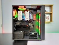 Bộ máy PC Workstation X79, 2 x Chip Xeon E5-2660 (16 nhân 32 luồng) , Ram 32G, SSD 256G, VGA Igame 1060 3G, CASE DEEPCOOL E-SHIELD