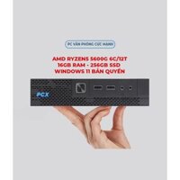 Bộ máy PCX Văn Phòng Cực mạnh AMD Ryzen5 5600G / 16GB / 256GB / Wifi xử lý Word , Excel , Photoshop, Autocad, Liên Minh
