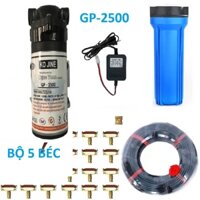 Bộ máy phun sương 5 béc máy bơm GP 2500 Hệ thống phun sương làm mát quá