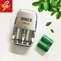 Bộ Máy Sạc Kèm 2 Pin CR2 Chính Hãng