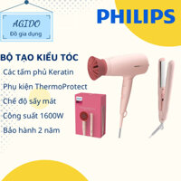 Bộ máy sấy và máy ép tạo kiểu tóc Philips BHP398 - Bảo hành chính hãng 2 năm