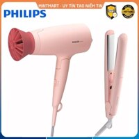 Bộ máy sấy và máy ép tạo kiểu tóc Philips BHP398/00 - Hàng chính hãng - Bảo hành 2 năm