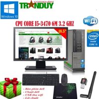 Bộ Máy Tính Bàn Dell Optiplex 7010SFF/Core I5-3470S(6M.3.6Ghz,4cores 4 threads)/LCD 19inch Wide Delll 99%/ BH 24 Tháng