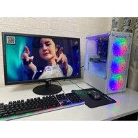 Bộ Máy Tính Case PC Trắng Màn 20",22",24" Inch, Core i5, i7 Ram 8-16Gb, SSD 256Gb Chơi Game Mượt Mà-Tặng Kèm Phím Chuột