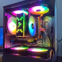 Bộ Máy Tính Cày PI & Giả Lập – Xeon E5-2680 V4, Card GTX 1650, Vỏ Case Bể Cá