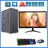 Bộ máy tính để bàn core i3, i5 i7 Ram 4GB, SSD 120GB, màn hình 24 inch + Tặng bàn phím chuột