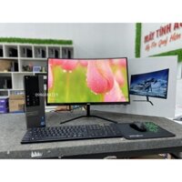 Bộ máy tính để bàn ( Core  i7- 3770 (/ Ram 8GB / SSD 256GB ) và Màn hình Cong HKC 24 inch - Bảo hành chính Hãng 24 tháng