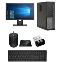 Bộ máy tính để bàn DELL core i5 | RAM 8GB | SSD 240GB + HDD 500GB và Màn hình DELL 22icnh. Tặng kèm phím chuột DELL
