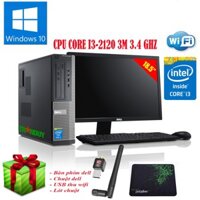 Bộ Máy Tính Đề Bàn Dell Optiplex 390SFF/Core I3-2100(3M.3.1Ghz)/LCD Dell 19inch Likenew FullBox 99%/ BH 24 Tháng