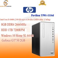 Bộ Máy Tính để Bàn HP Pavilion TP01-1116d Core i5-10400(2.90 GHz,12MB) 8GB RAM,1TB HDD,DVDRW,Geforce GT730 2GB (A32)