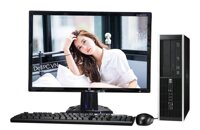 Bộ máy tính để bàn tốc độ cao HP 6300 Pro Sff E04SM20 (CPU i5 - 2400 Ram 8GB SSD 128GB DVD) Màn hình HP 20 Monitor 19.5 inch tặng Chuột phím HP USB Wifi - bảo hành 24 tháng.