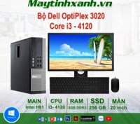 Bộ máy tính Dell Optilex 3020sff-core i3-4120/8/256/20"  like new  fullbox