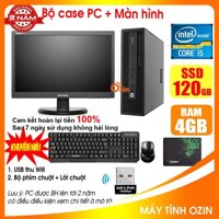 Bộ máy tính đồng bộ HP + Màn hình 18.5 inch CPU Core i5-4430 Ram 4-8GB / SSD 120-240GB + [QUÀ TẶNG] HPi54