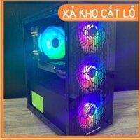 Bộ máy tính PC Chiến Game Case (Main H310, i5 9400F, Ram4 8G, SSD 240G, VGA GTX 1050TI-4G) BẢO HÀNH 3 THÁNG