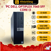 Bộ máy tính PC Dell OptiPlex 7060 SFF | Core i3-8100 | 8GB DDR4 | 256GB SSD NVME