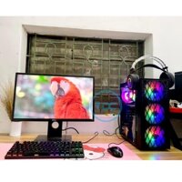 Bộ máy tính PC Gaming và Màn hình 22 inch Tràn viền, FULL HD | CPU Core i7 | VGA GTX 1060 6GB chiến game tốt