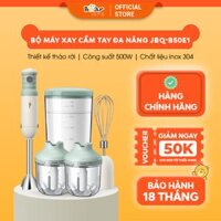 Bộ Máy Xay Bear Đa Năng Xay Ăn Dặm, Xay Cháo, Xay tỏi ớt, Đánh Trứng Cầm Tay Tiện Lợi - JBQ-B50E1