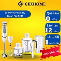 Bộ máy xay cầm tay Braun MQ 5245 có thể xay được đá viên, cua đồng