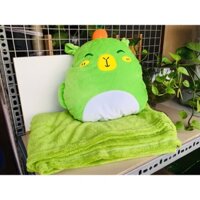 Bộ Mền Gối 2 Trong 1 Hình Thú Cho Bé Mầm Non