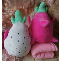 Bộ mền gối 2 trong 1 trái thanh long - bộ gối mền trái thanh long