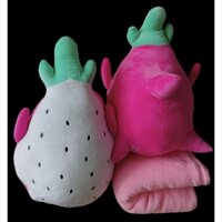 Bộ mền trong gối hình trái thanh long ngộ nghĩnh - bộ mền nhét gối trái thanh long