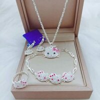 Bộ mèo hello kitty dành cho bé gái, có con gái thật thích