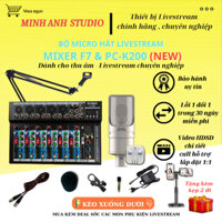 Bộ Mic Hát | Bàn Mixer YAMAHA F7-MB & Mic Takstar Pc-K200 Phiên Bản Mới Chính Hãng Chất Lượng Chuyên Dùng Thu Livestream