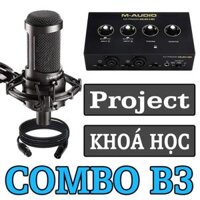 Bộ Mic Thu Âm Hát Live Chuyên Nghiệp Bộ Hát Live - Thu Âm COMBO B3